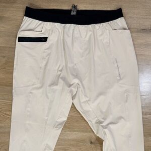 Alphalete Athletics Mens Jogger Pants Tan 2XL Athletic Fit Jogging Workout